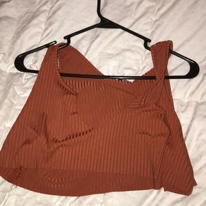 pretty little thing ribbed crop top